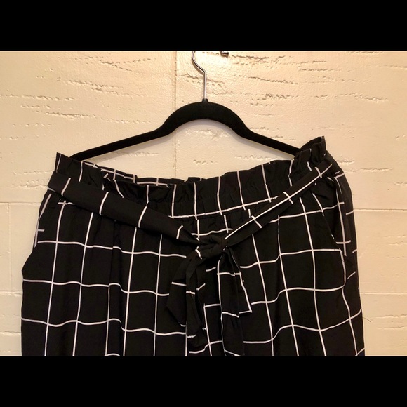 High Waisted Plaid Pants | SHEIN - Picture 5 of 6